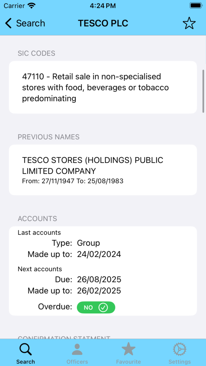 Company Search - UK Companies