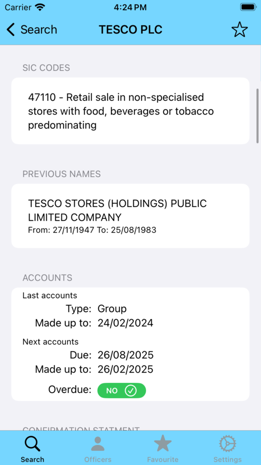 #3. Company Search - UK Companies (iOS) By: John Benson