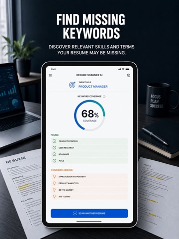 Resume Scanner AI: ATS Score iPad screenshot
