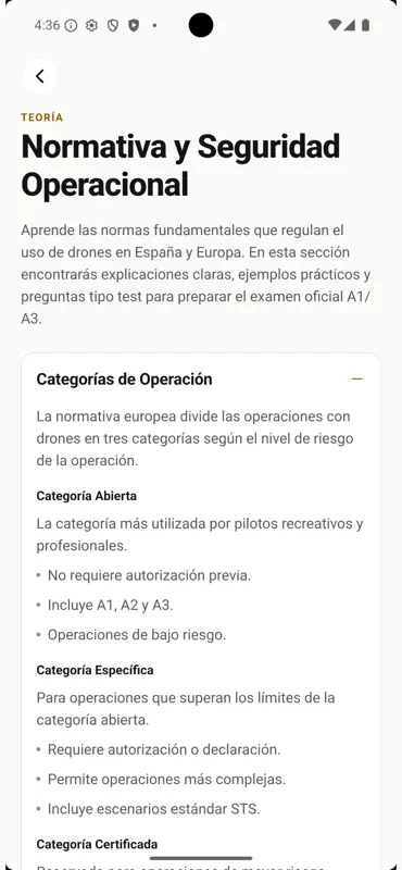 Test piloto dron A1/A3 A2 STS screenshot 4 of 8