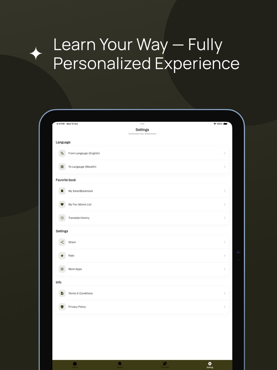 iPad screenshot