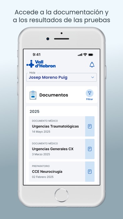 El Meu Vall d'Hebron iPhone screenshot 4