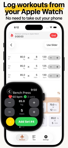 Reps: Training Log Screenshot 2 of 5
