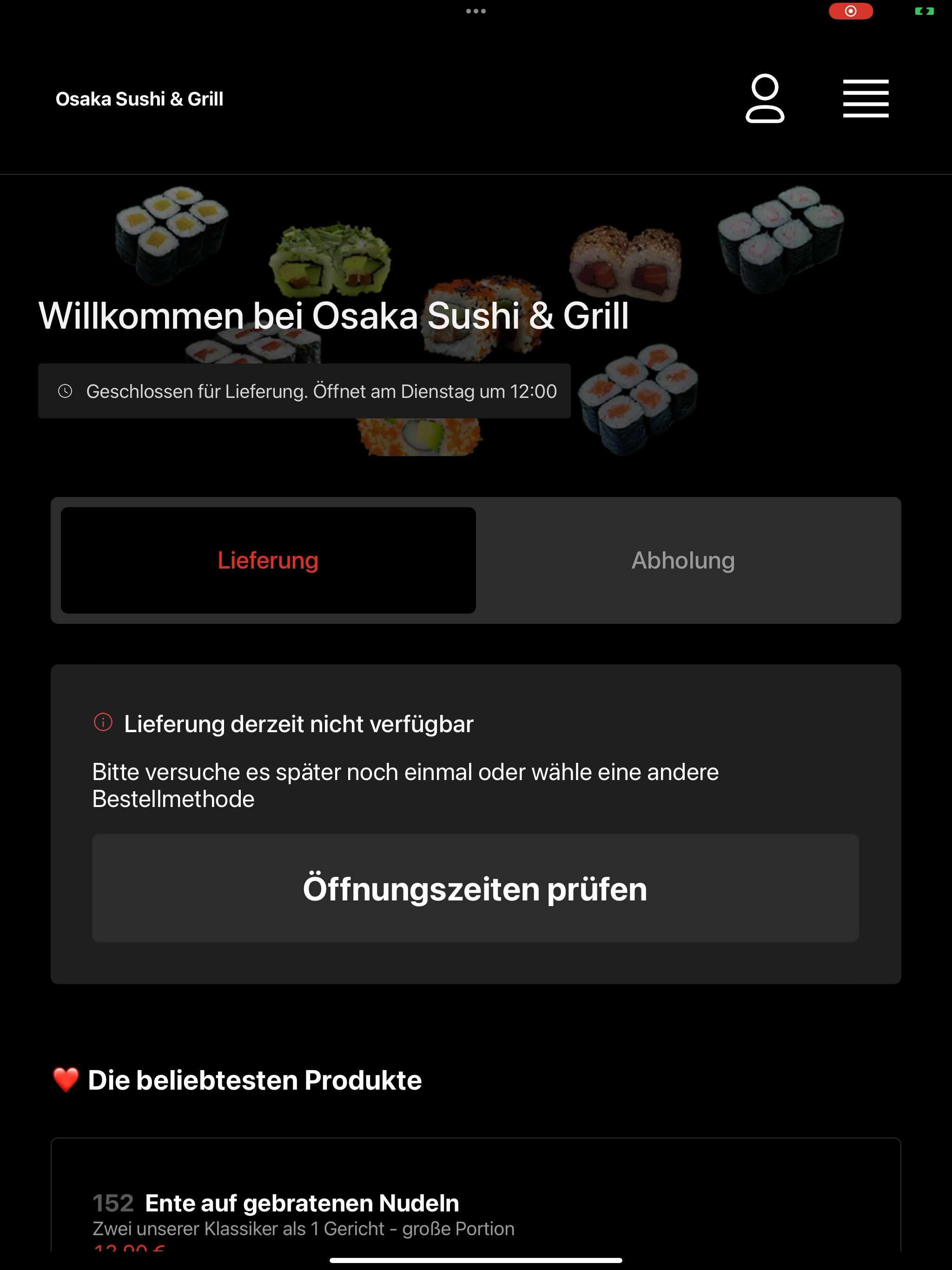 Osaka Sushi & Grill screenshot 10
