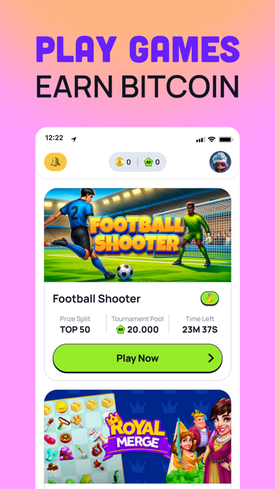 Mobile Esports: Earn Bitcoin Screenshot