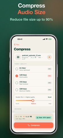 Audio Editor: Cut & Converter Screenshot 7 of 9