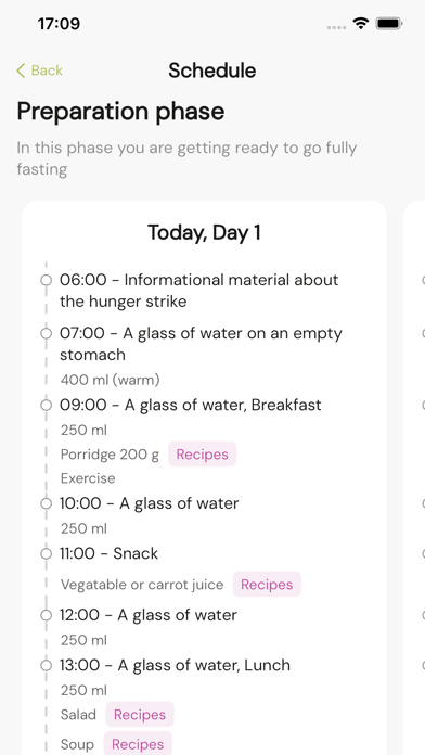Screenshot 1 of MilkFasting App
