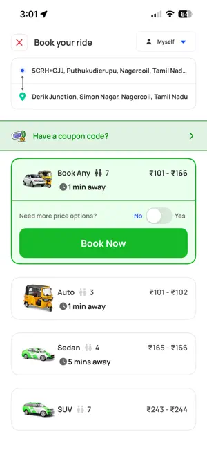 Cabocab screenshot 3
