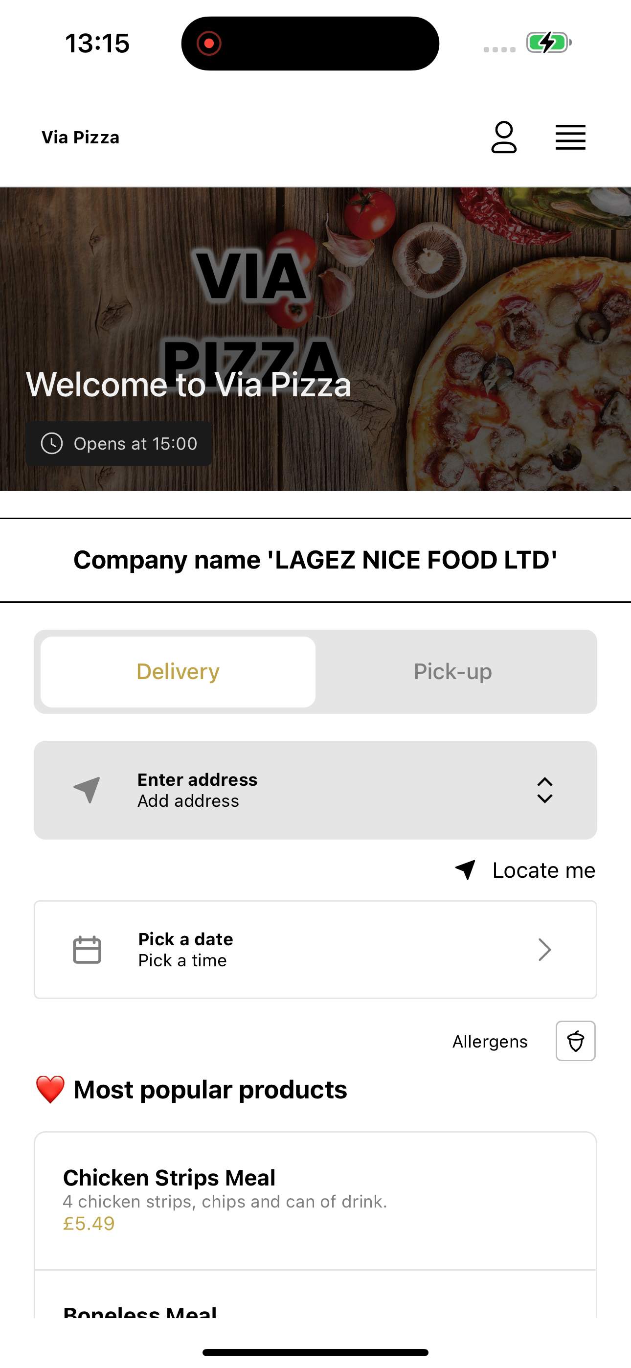 Via Pizza Bootle screenshot 3