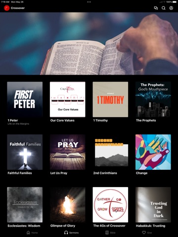 Crossover Bible Church iPad screenshot