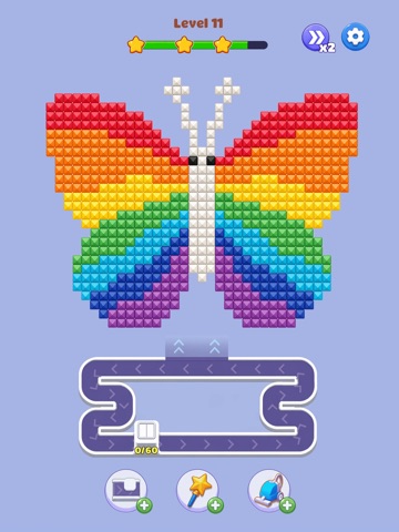 Pixel Gem Loop - Jewel Flow iPad screenshot