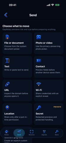 GapRelay: File Transfer Screenshot 2 of 9