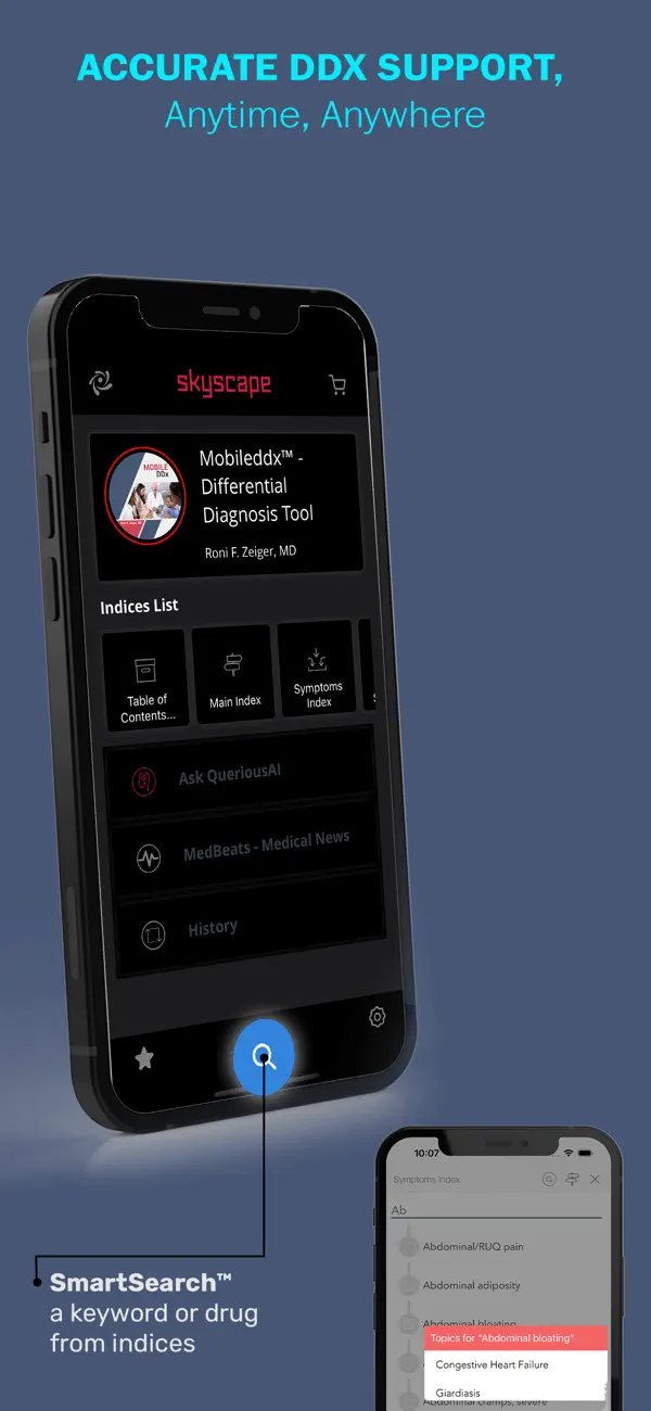Screenshot #3 pour MobileDDx™ Pocket DDx Tool