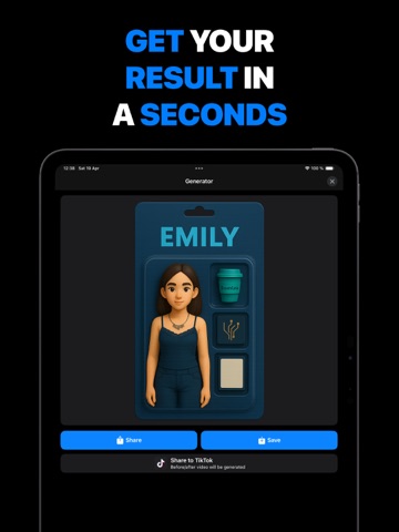 Action Figure AI Maker: Figify iPad screenshot