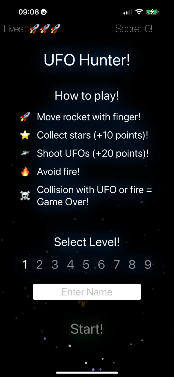 Screenshot #2 pour UFO-Hunter PRO