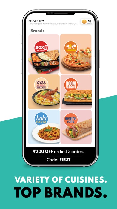 EatClub: Food Delivery App Screenshot