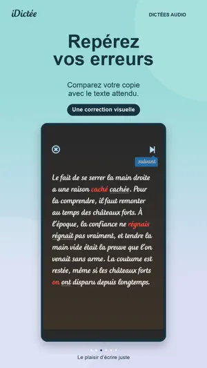 iDictée - Dictées en français screenshot 3