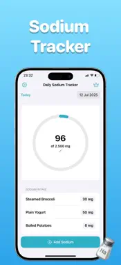 Sodium Tracker: Salt Log screenshot 1