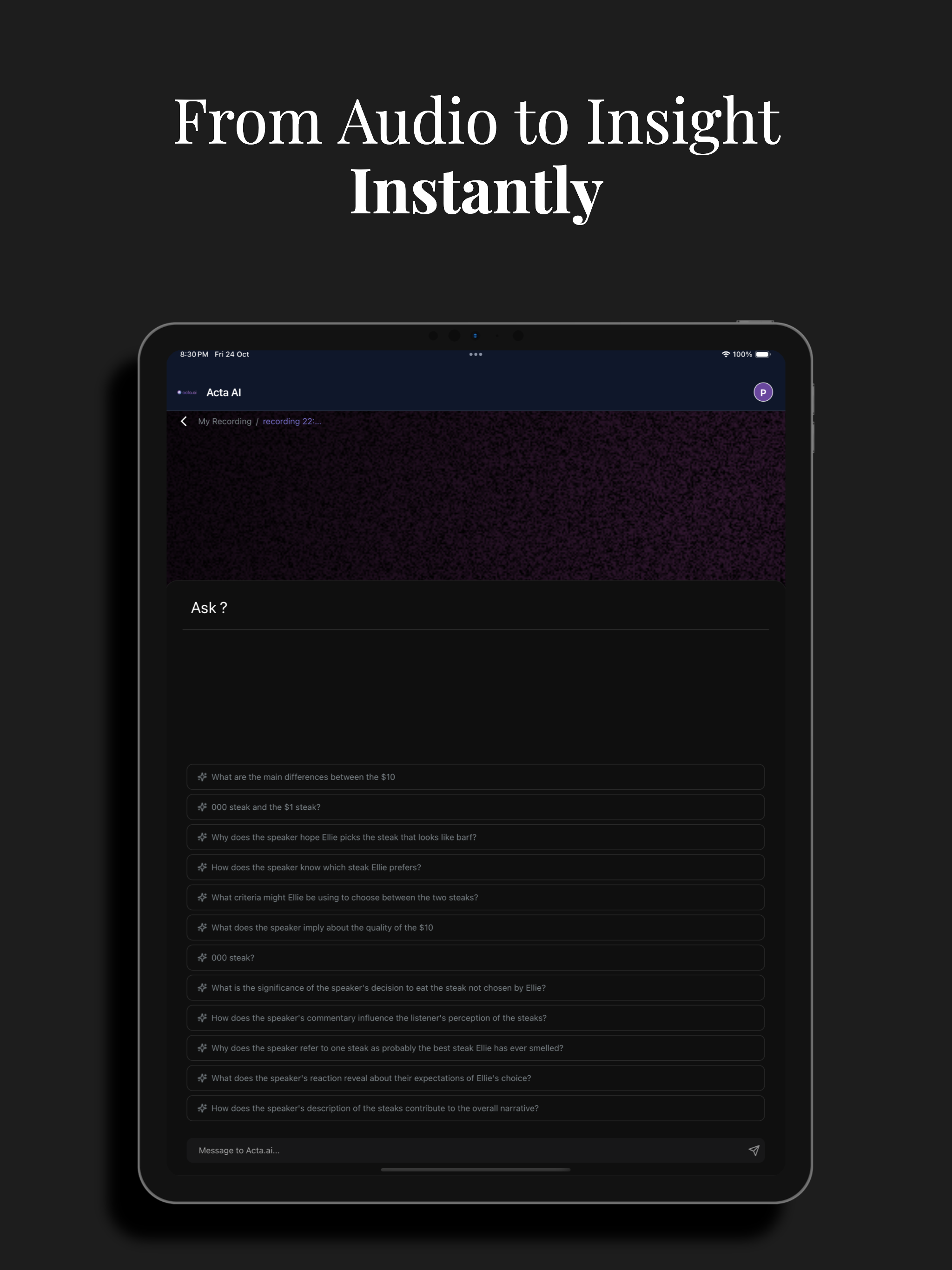 Acta.ai screenshot 10