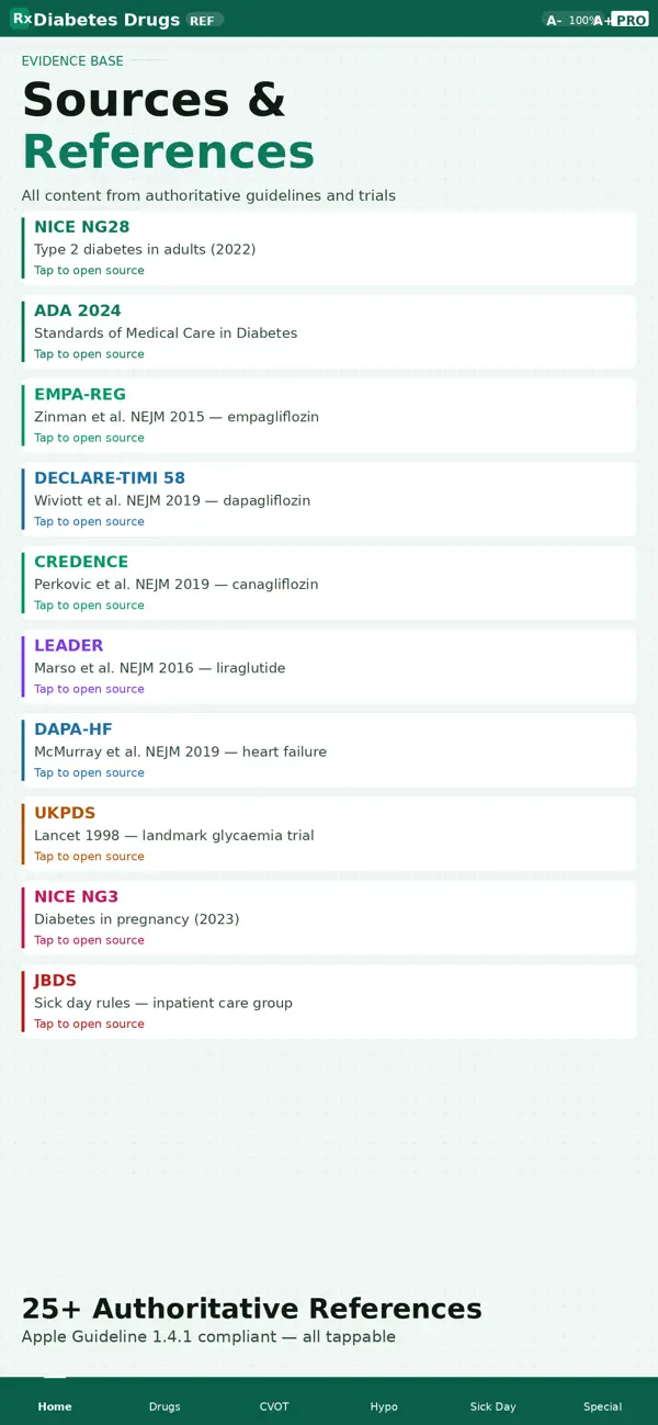 Diabetes Drugs Ref Screenshot 3