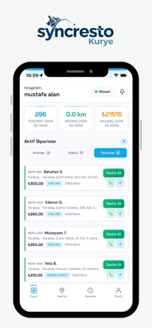 SyncResto Kurye screenshot