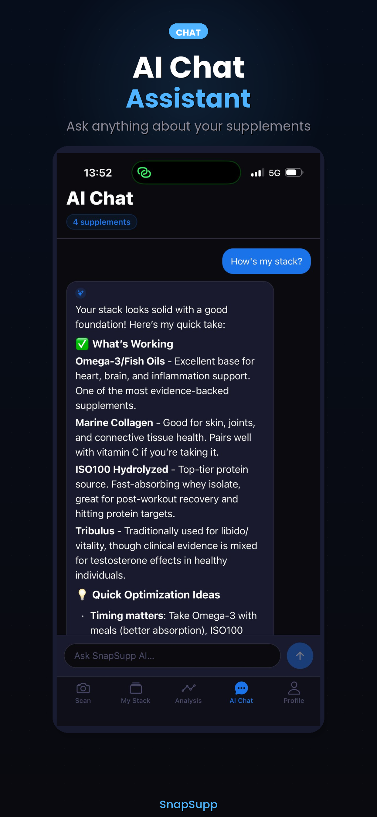 SnapSupp: Supplement Tracker screenshot 5