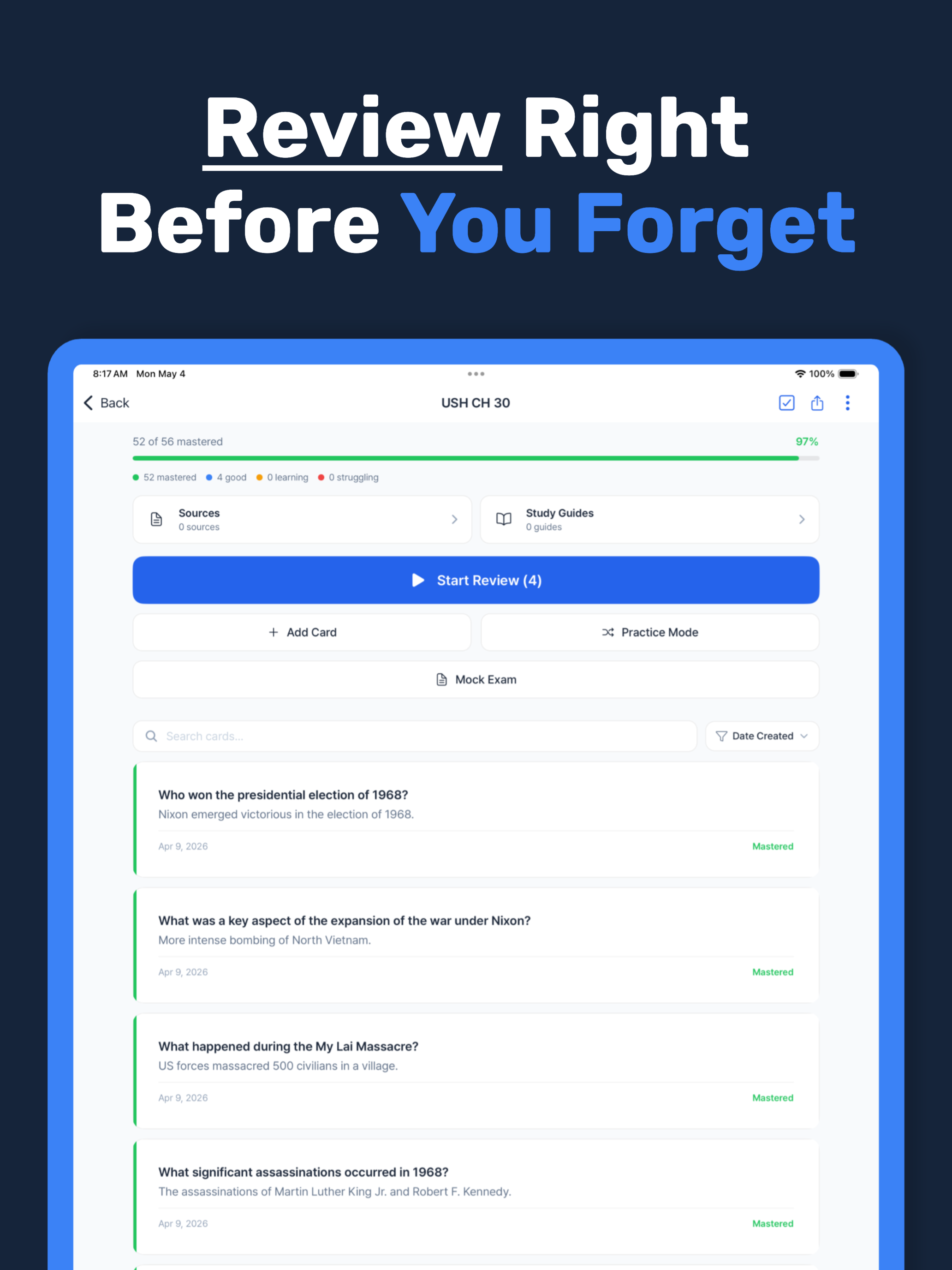 StudyLess: AI Flashcards