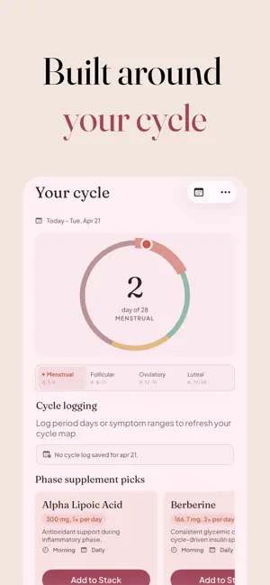 Cycl - Supplement Tracker screenshot 1