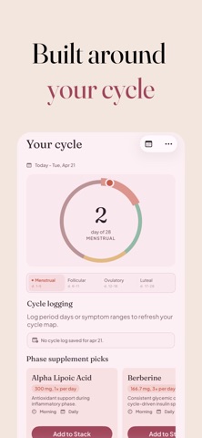 Cycl - Supplement Tracker Screenshot 1 of 4