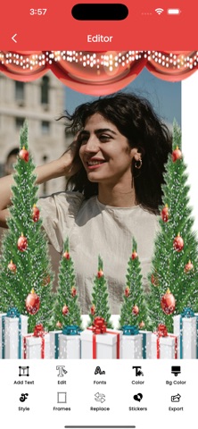 Christmas Photo Frames Pro screenshot