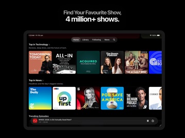 Brink: Podcast Player iPad screenshot 2