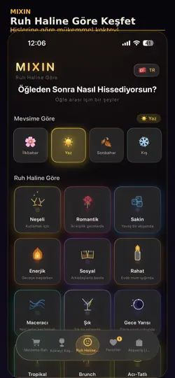 Screenshot von Mixin: Kokteyl Tarifleri auf dem iPhone 2