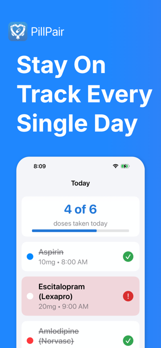 PillPair: Medication Tracker Screenshot 1 of 6