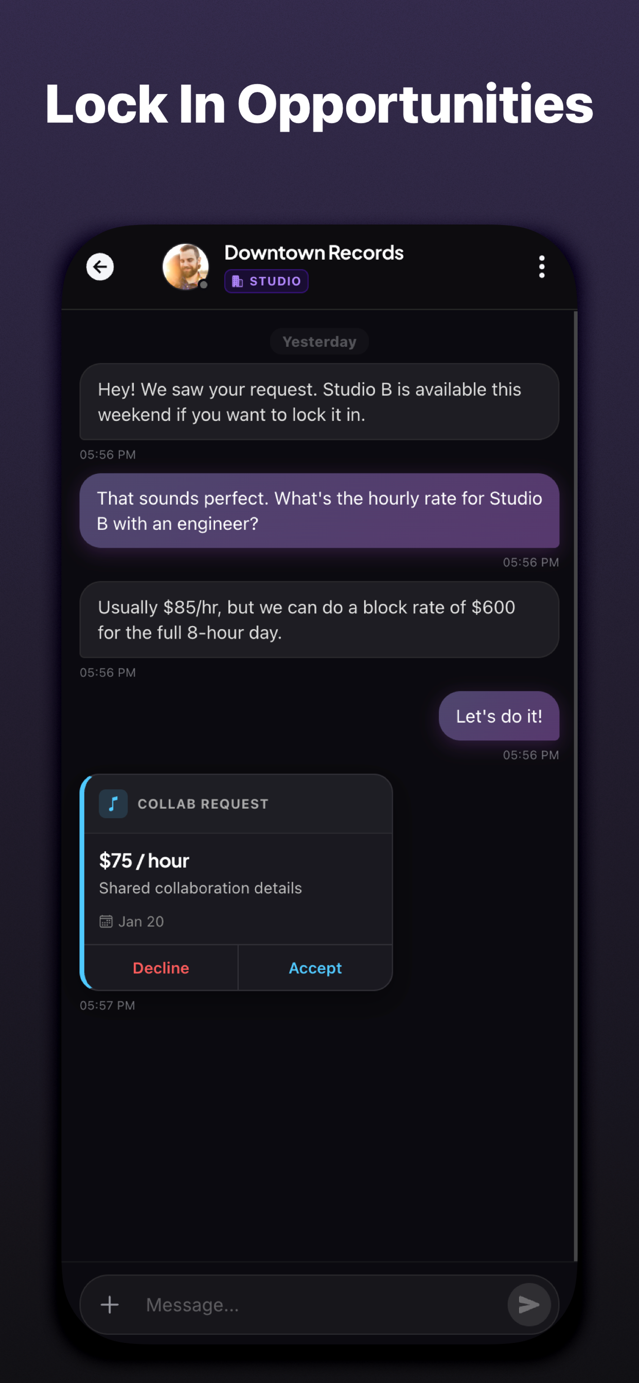KollabMe: Music Collaboration screenshot 3