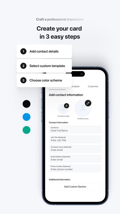 bCard: Digital Business Card Screenshot