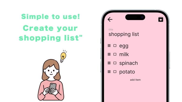 Shopping note for everyone