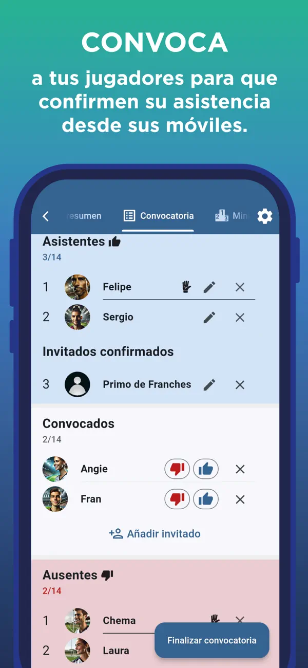 Screenshot #2 pour Oliver Manager - Gestor Peñas