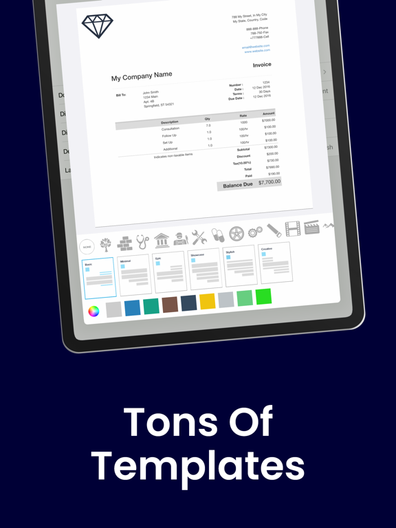 Screenshot #5 pour Simple Invoice Maker－Generator