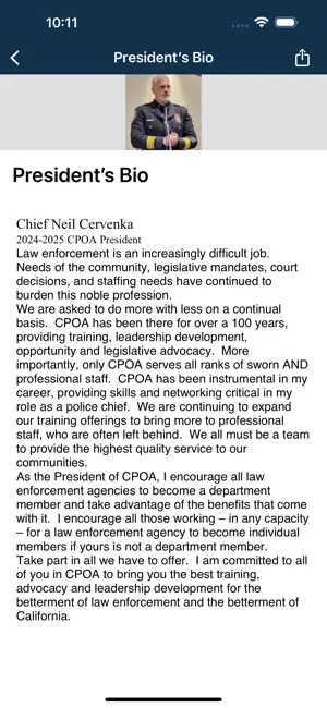 CA Peace Officers Association screenshot 3