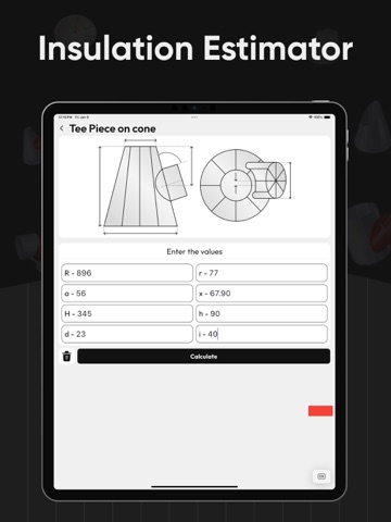 Thermal Insulation Calculator iPad screenshot