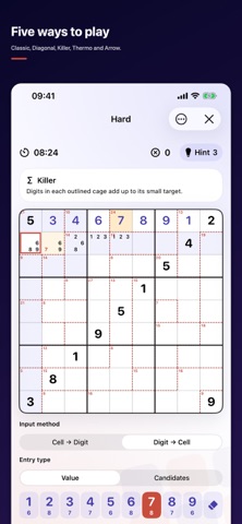 Sudoku Ember iPhone screenshot