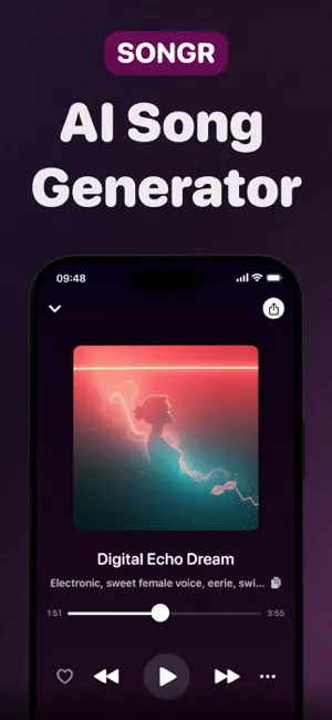 AI Music Song Generator: Songr screenshot 1