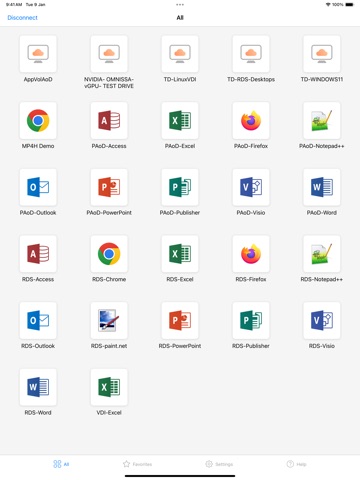 Omnissa Horizon Client iPad screenshot 2