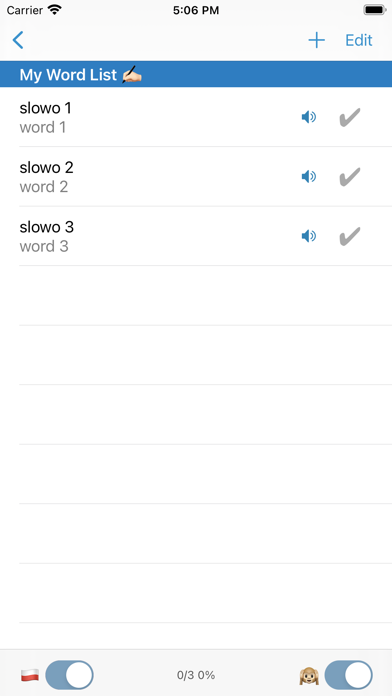 cRaMiT Polish GCSE Vocabulary Screenshot