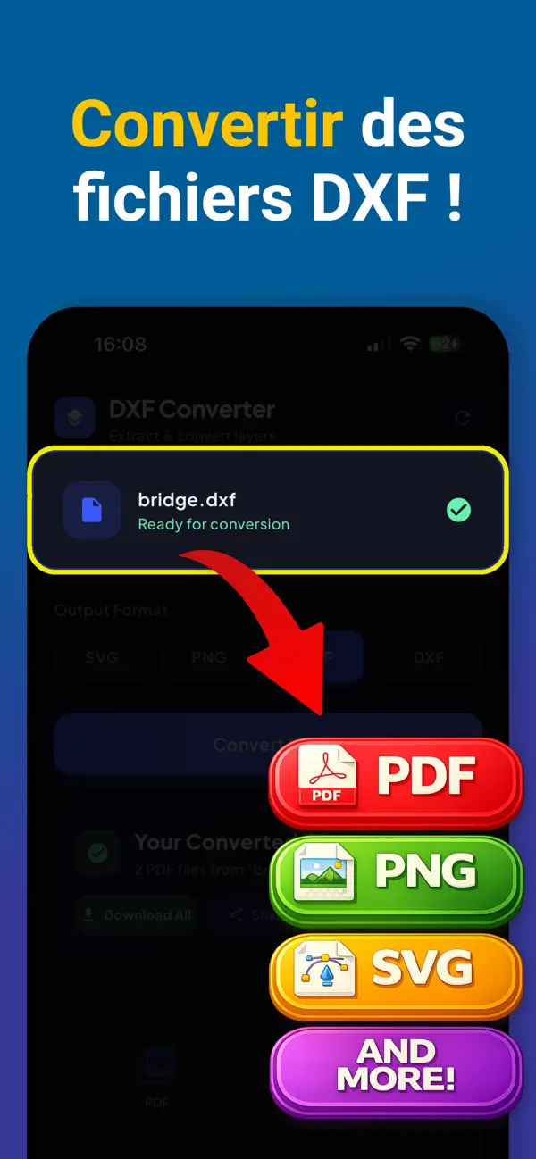Screenshot #1 pour DXF File Reader Viewer PDF