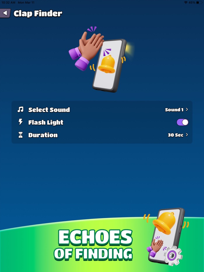 Phone Finder by Clap Shortcuts