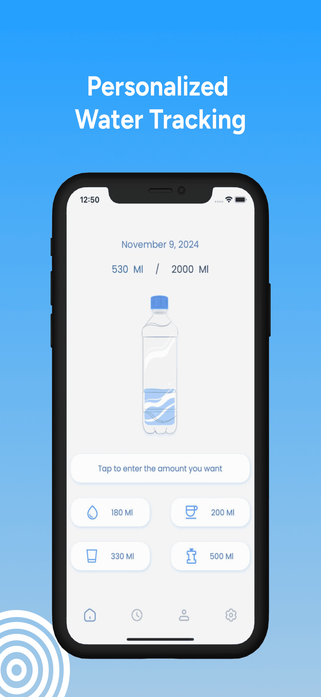 Water tracking - Reminder