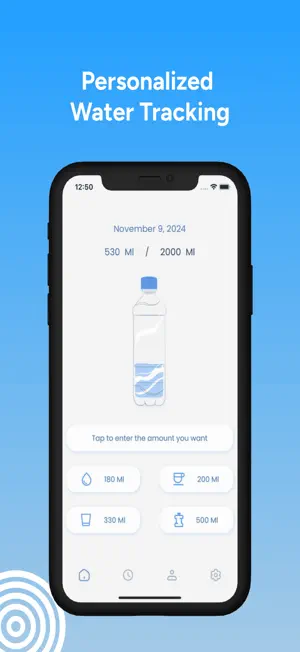 Water tracking - Reminder screenshot 1