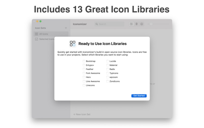 Iconomizer screenshot
