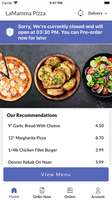 La Mamma Pizza Screenshot